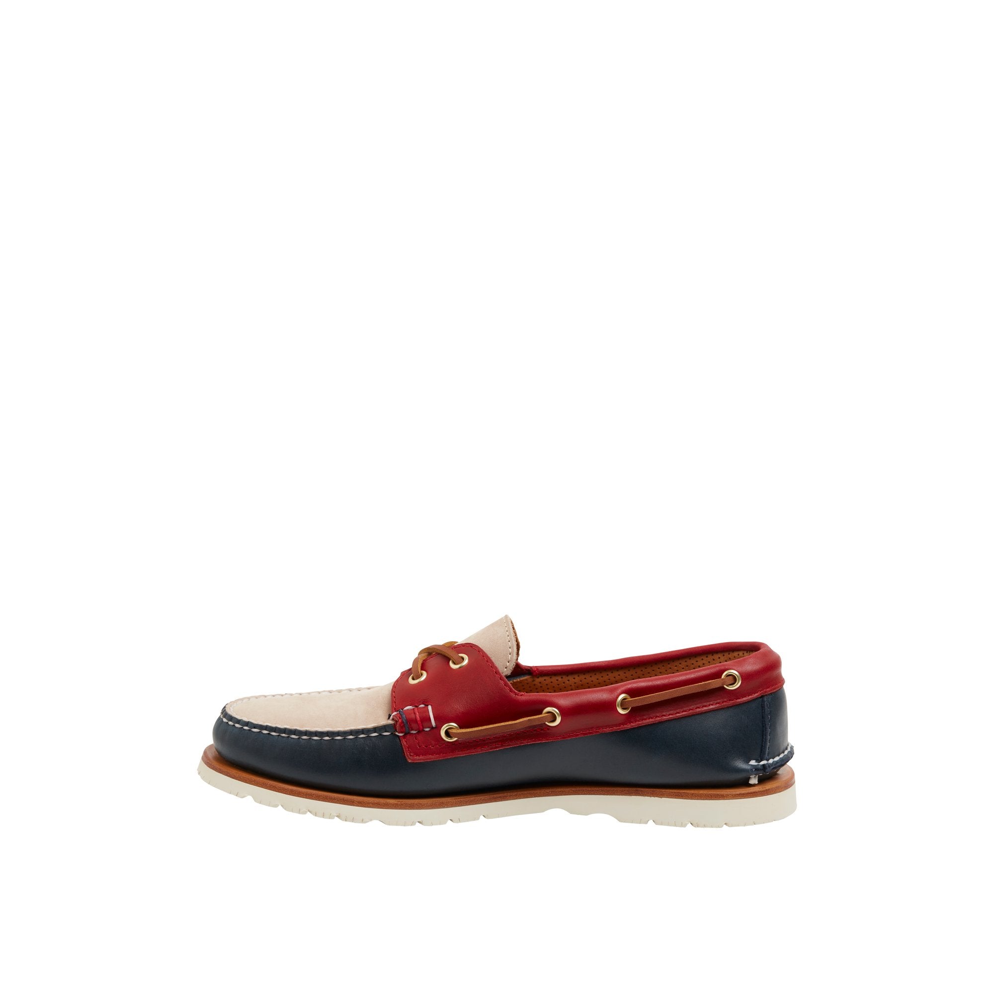 Gold Cup? Authentic Original? Handcrafted in Maine Tri-Tone Boat Shoe - Image 2