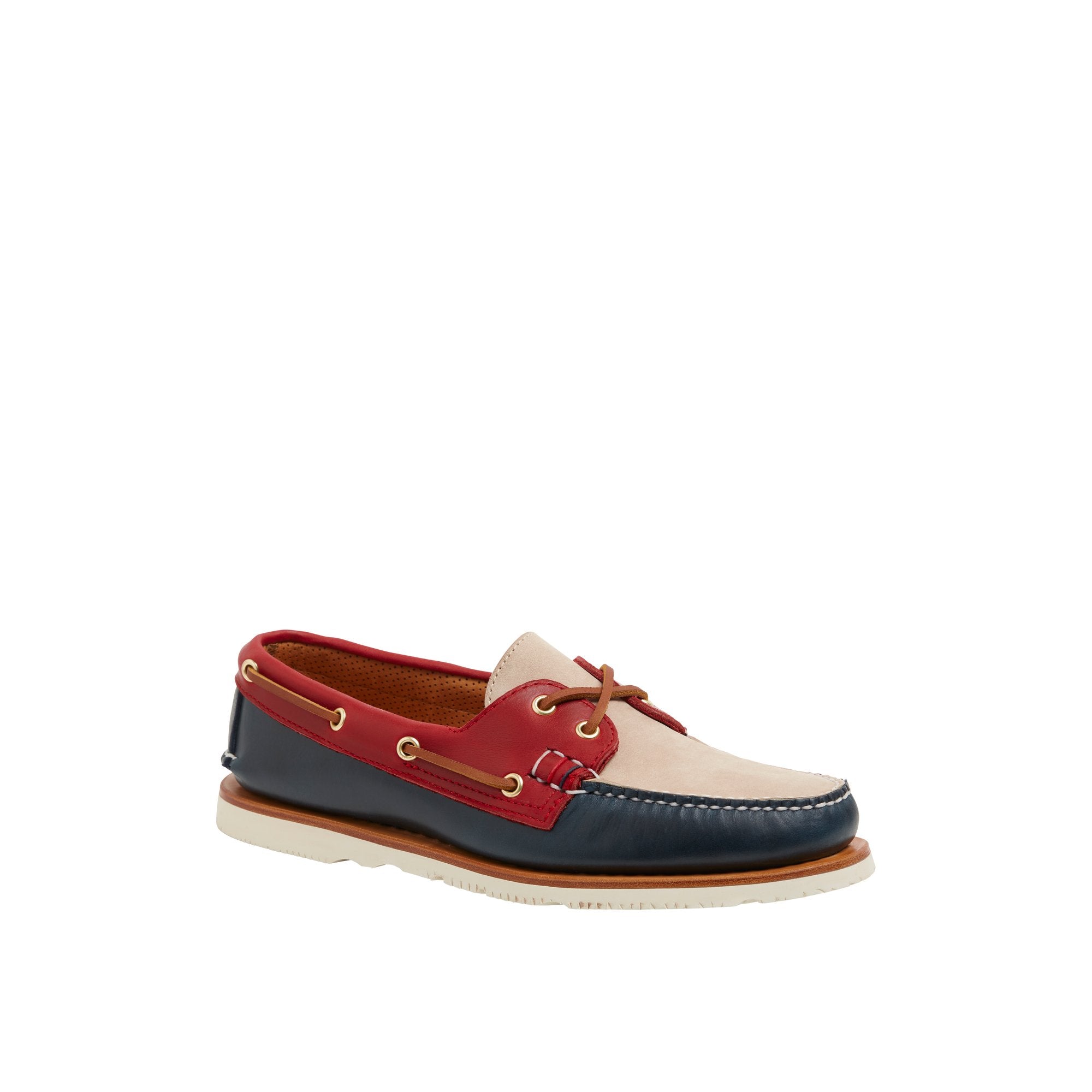 Gold Cup? Authentic Original? Handcrafted in Maine Tri-Tone Boat Shoe - Image 3